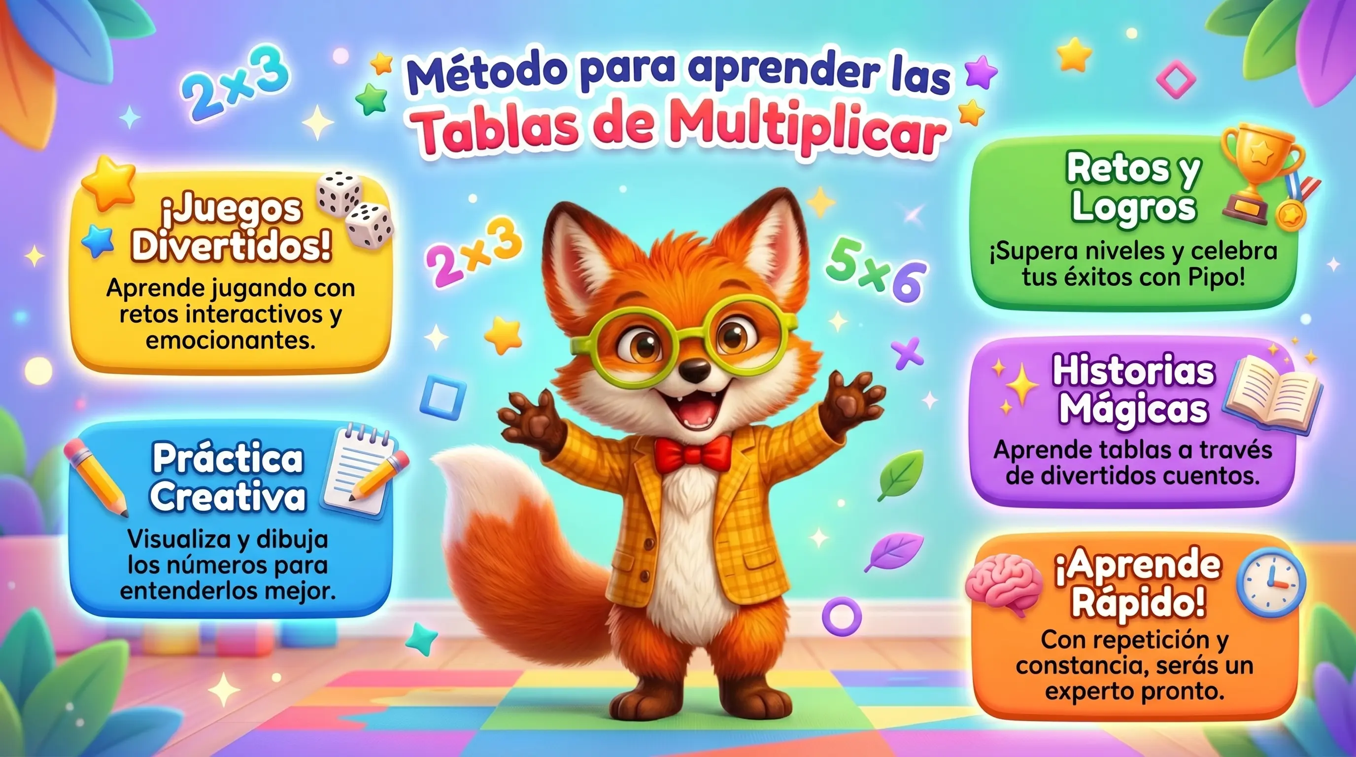 Flyer promocional Pipo - Método de multiplicación